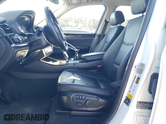 2017 BMW X3 xDrive28i with VIN 5UXWX9C31H0W70022, listed as a Copart auction lot 88159655 with Not Provided miles and Salvage Title. Bid and sale history available at DreamBid. Image 7.
