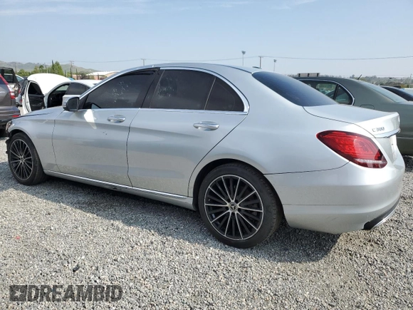 2021 Mercedes-Benz C 300 with VIN W1KWF8DB8MR638345, listed as a Copart auction lot 55027915 with 43,623 mi miles and Clean Title. Bid and sale history available at DreamBid. Image 2.