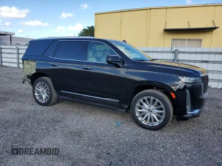 2023 Cadillac Escalade 4WD Premium Luxury z VIN 1GYS4BKL3PR236058, wystawiony jako Copart lot #46817095 z przebiegiem 53 089 mil mil oraz Tytuł czysty. Historia ofert i sprzedaży dostępna na DreamBid. Obrazek 4.