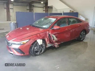 2025 Hyundai Elantra SEL Convenience with VIN KMHLS4DG2SU892992, listed as a Copart auction lot 55060085 with 11,393 mi miles and Clean Title. Bid and sale history available at DreamBid. Image 1.