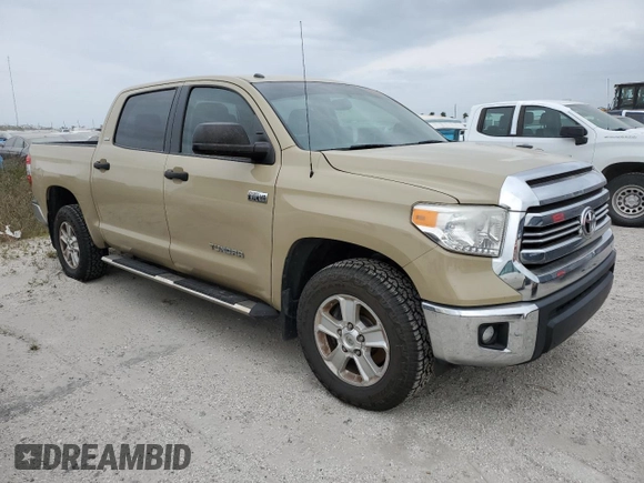 2017 Toyota Tundra 2WD SR5 with VIN 5TFEW5F13HX215926, listed as a Copart auction lot 75058134 with 0 mi miles and Salvage Title. Bid and sale history available at carsss.com. Image 4.