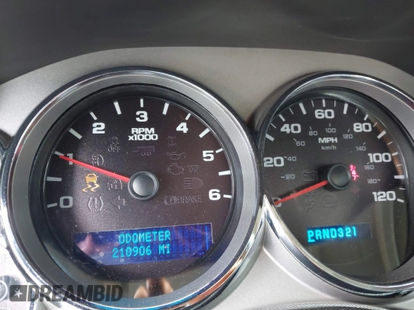 2007 Chevrolet Silverado 1500 LTZ with VIN 2GCEK13M471660691, listed as a IAAI auction lot 42152051 with 210,906 mi miles. Bid and sale history available at carsss.com. Image 7.