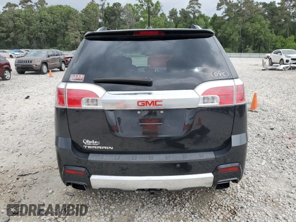 2015 GMC Terrain Denali with VIN 2GKFLUE31F6324462, listed as a Copart auction lot 55134815 with 38,955 mi miles and Salvage Title. Bid and sale history available at DreamBid. Image 6.