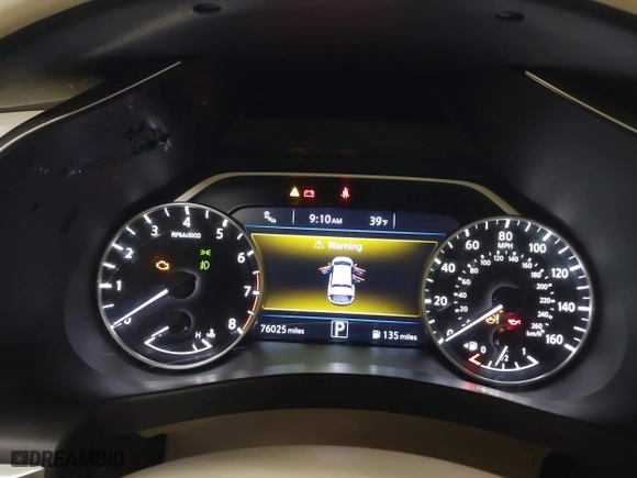 2015 Nissan Murano S with VIN 5N1AZ2MG6FN257877, listed as a IAAI auction lot 41699818 with 76,025 mi miles. Bid and sale history available at carsss.com. Image 7.