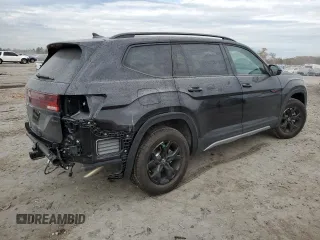 2024 Volkswagen Atlas Peak Edition SEL with VIN 1V2GR2CA9RC582274, listed as a Copart auction lot 79362524 with 1,619 mi miles and Salvage title. Bid and sale history available at DreamBid. Image 3.