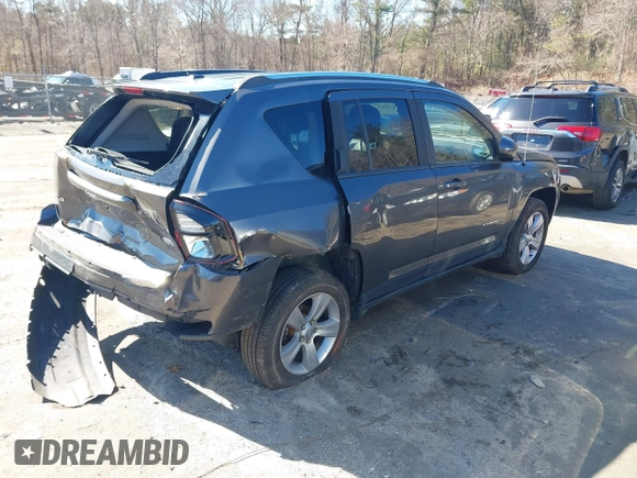 2016 Jeep Compass High Altitude Edition with VIN 1C4NJDEB2GD746490, listed as a IAAI auction lot 41704628 with 95,732 mi miles. Bid and sale history available at carsss.com. Image 4.