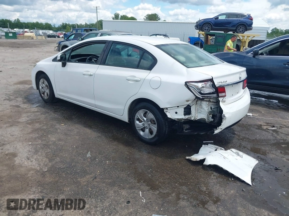 2013 Honda Civic LX z VIN 2HGFB2F51DH564066, wystawiony jako IAAI lot #42322023 z przebiegiem 204 617 mil mil oraz . Historia ofert i sprzedaży dostępna na DreamBid. Obrazek 3.