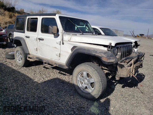 2022 Jeep Wrangler Unlimited Willys with VIN 1C4HJXDM6NW182023, listed as a Copart auction lot 74382123 with Not Provided miles and . Bid and sale history available at DreamBid. Image 4.