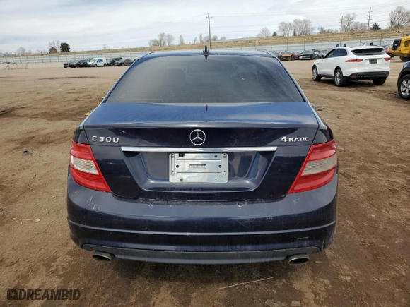 2010 Mercedes-Benz C-Class C 300 Sport with VIN WDDGF8BB5AF438110, listed as a Copart auction lot 49652165 with 200,889 mi miles and Salvage Title. Bid and sale history available at carsss.com. Image 6.