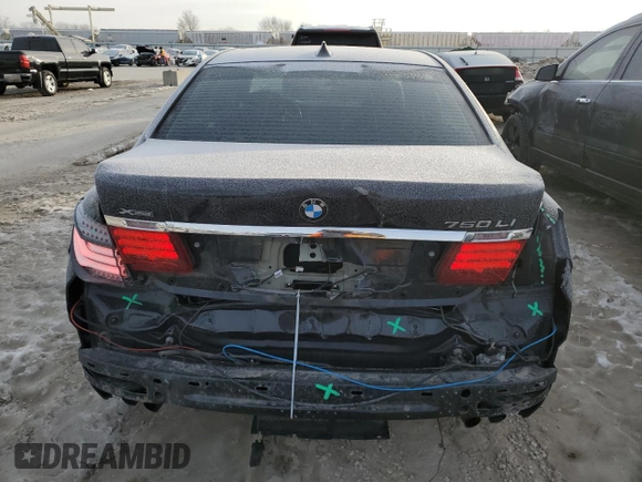 2013 BMW 7 Series 750Li xDrive с VIN WBAYF8C59DD140406, выставлен на аукционе Copart как лот 87025864 с пробегом 74 049 миль миль и Чистый • Clean title. История ставок и продаж доступна на DreamBid. Изображение 6.