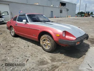 1981 Datsun 280ZX z VIN JN1HZ04S5BX279396, wystawiony jako Copart lot #60198965 z przebiegiem 85 526 mil mil oraz Szkoda całkowita • Salvage title. Historia ofert i sprzedaży dostępna na DreamBid. Obrazek 4.