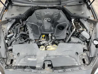 2019 Infiniti Q50 3.0t LUXE with VIN JN1EV7AR3KM593493, listed as a Copart auction lot 52400135 with 0 mi miles and Non Repairable. Bid and sale history available at carsss.com. Image 11.