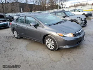 2012 Honda Civic Sdn LX with VIN 2HGFB2F59CH610631, listed as a Copart auction lot 85114294 with 133,281 mi miles and Clean Title. Bid and sale history available at carsss.com. Image 4.