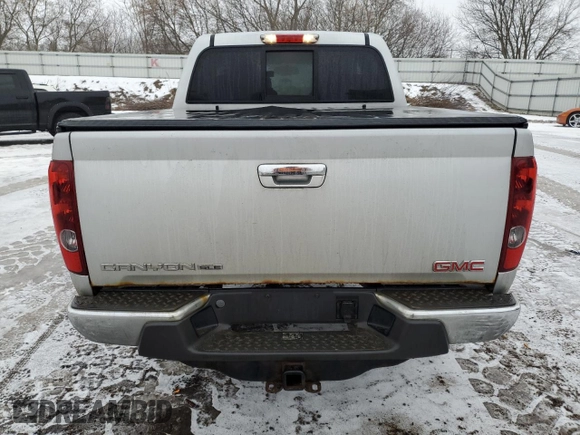 2012 GMC Canyon SLE2 with VIN 1GTH6PFE2C8154650, listed as a Copart auction lot 43602615 with 32,713 mi miles and Clean Title. Bid and sale history available at carsss.com. Image 6.
