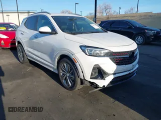 2021 Buick Encore GX Select with VIN KL4MMDSL7MB178612, listed as a IAAI auction lot 41827915 with 28,138 mi miles and . Bid and sale history available at DreamBid. Image 1.