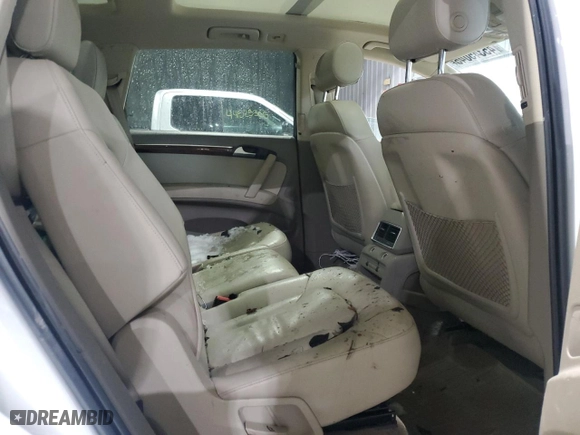 2015 Audi Q7 3.0T Premium Plus with VIN WA1LGAFE1FD020402, listed as a Copart auction lot 45345045 with 0 mi miles and Salvage Title. Bid and sale history available at carsss.com. Image 11.