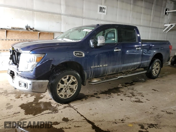2016 Nissan Titan XD S with VIN 1N6AA1F4XGN509301, listed as a Copart auction lot 42145465 with 199,187 mi miles and Clean Title. Bid and sale history available at carsss.com. Image 1.