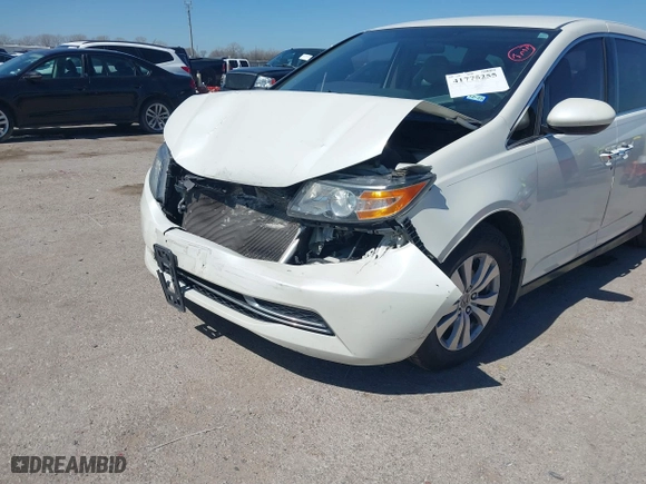 2015 Honda Odyssey EX with VIN 5FNRL5H45FB033248, listed as a IAAI auction lot 41775255 with 163,950 mi miles. Bid and sale history available at carsss.com. Image 6.