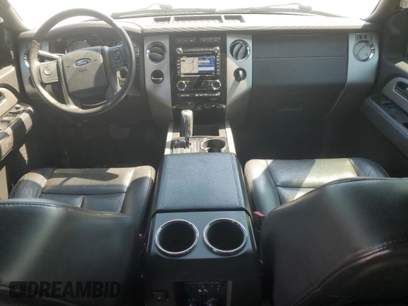 2011 Ford Expedition Limited with VIN 1FMJU1K59BEF09268, listed as a Copart auction lot 58311625 with 133,839 mi miles and Salvage title. Bid and sale history available at DreamBid. Image 8.