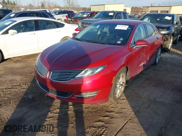 2014 Lincoln MKZ with VIN 3LN6L2G98ER834523, listed as a IAAI auction lot 41779349 with 191,355 mi miles. Bid and sale history available at carsss.com. Image 2.
