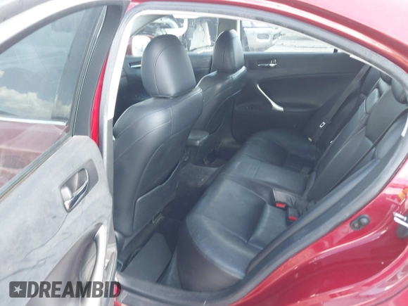 2006 Lexus IS 250 with VIN JTHBK262X65000167, listed as a IAAI auction lot 42600513 with 267,664 mi miles and . Bid and sale history available at DreamBid. Image 8.