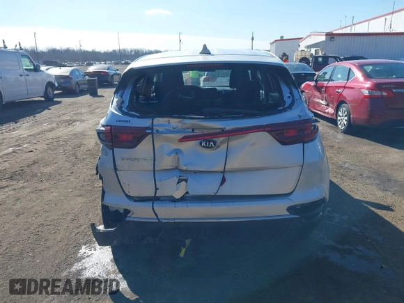 2020 Kia Sportage LX with VIN KNDPMCAC0L7731701, listed as a IAAI auction lot 41417062 with 63,266 mi miles. Bid and sale history available at carsss.com. Image 6.