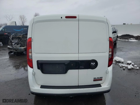 2022 Ram ProMaster City Wagon with VIN ZFBHRFAB7N6W29581, listed as a Copart auction lot 44756225 with 88,455 mi miles and Salvage Title. Bid and sale history available at carsss.com. Image 6.