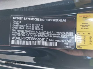 2013 BMW 1 Series 128i с VIN WBAUP9C53DVS95917, выставлен на аукционе IAAI как лот 41398338 с пробегом 52 160 миль миль и . История ставок и продаж доступна на DreamBid. Изображение 9.