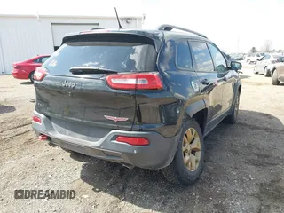 2014 Jeep Cherokee Trailhawk with VIN 1C4PJMBS6EW100500, listed as a IAAI auction lot 41894989 with 131,034 mi miles. Bid and sale history available at carsss.com. Image 4.