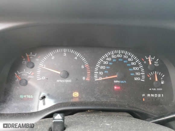 1999 Dodge Ram 1500 with VIN 3B7HF13Z9XG247816, listed as a Copart auction lot 53066405 with 164,766 mi miles and Salvage Title. Bid and sale history available at carsss.com. Image 9.