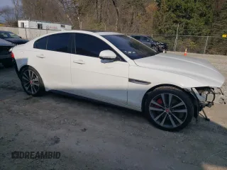 2018 Jaguar XE with VIN SAJAM4FV3JCP17674, listed as a Copart auction lot 74928583 with 48,105 mi miles and . Bid and sale history available at DreamBid. Image 4.