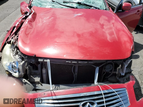 2008 Infiniti G35 x with VIN JNKBV61F88M252453, listed as a Copart auction lot 61467724 with 167,241 mi miles and Salvage Title. Bid and sale history available at DreamBid. Image 11.