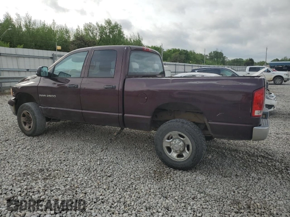 2004 Dodge 2500 SLT z VIN 3D7KU28C54G121413, wystawiony jako Copart lot #52992525 z przebiegiem 305 882 mil mil oraz Szkoda całkowita • Salvage title. Historia ofert i sprzedaży dostępna na DreamBid. Obrazek 2.