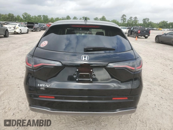 2023 Honda HR-V EX-L with VIN 3CZRZ1H7XPM731623, listed as a Copart auction lot 55638795 with 19,955 mi miles and Salvage title. Bid and sale history available at DreamBid. Image 6.