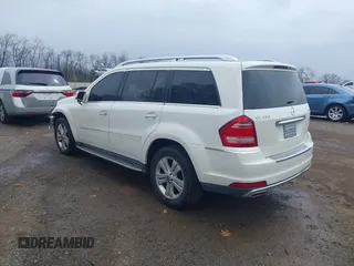 2011 Mercedes-Benz GL-Class GL 450 with VIN 4JGBF7BE0BA730685, listed as a IAAI auction lot 42029019 with 142,190 mi miles. Bid and sale history available at carsss.com. Image 3.