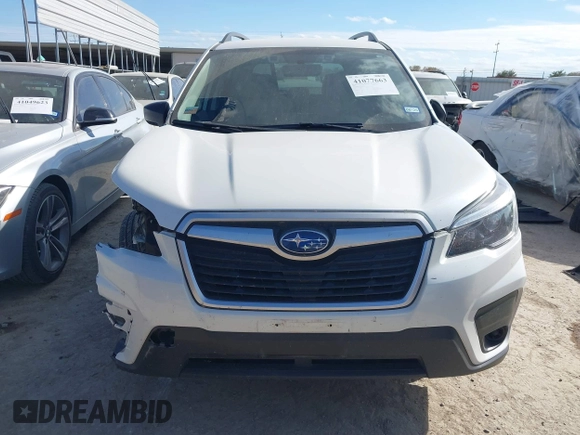 2021 Subaru Forester with VIN JF2SKADC3MH470299, listed as a IAAI auction lot 41077663 with 42,370 mi miles. Bid and sale history available at carsss.com. Image 13.
