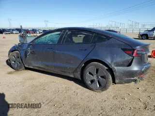 2023 Tesla Model 3 с VIN 5YJ3E1EA2PF655052, выставлен на аукционе Copart как лот 49684185 с пробегом 20 344 миль миль и Списание • Salvage title. История ставок и продаж доступна на DreamBid. Изображение 2.