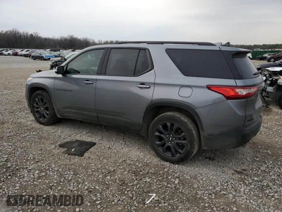 2021 Chevrolet Traverse RS with VIN 1GNERJKWXMJ153348, listed as a Copart auction lot 44298025 with 134,230 mi miles and Salvage Title. Bid and sale history available at carsss.com. Image 2.