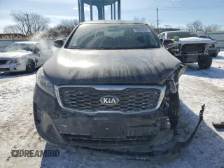 2019 Kia Sorento L with VIN 5XYPG4A35KG593040, listed as a Copart auction lot 45856545 with 93,111 mi miles and Salvage Title. Bid and sale history available at DreamBid. Image 5.