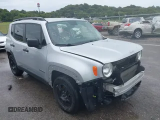 2017 Jeep Renegade Sport with VIN ZACCJAAB1HPG22659, listed as a IAAI auction lot 40395699 with 98,032 mi miles and . Bid and sale history available at DreamBid. Image 1.