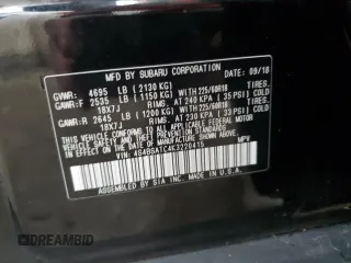 2019 Subaru Outback Touring z VIN 4S4BSATC4K3220415, wystawiony jako Copart lot #49580405 z przebiegiem 110 406 mil mil oraz Szkoda całkowita • Salvage title. Historia ofert i sprzedaży dostępna na DreamBid. Obrazek 14.