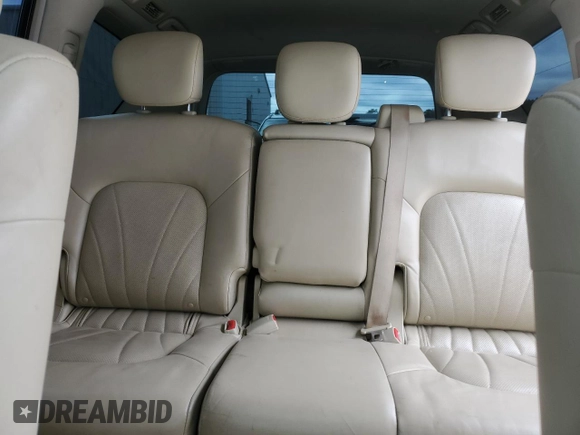 2016 Infiniti QX80 with VIN JN8AZ2NC0G9400496, listed as a Copart auction lot 43552395 with 161,648 mi miles and Salvage Title. Bid and sale history available at DreamBid. Image 10.