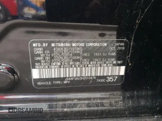 2017 Mitsubishi Outlander ES with VIN JA4AP3AU3HZ010476, listed as a Copart auction lot 65116765 with 110,042 mi miles and Clean title. Bid and sale history available at DreamBid. Image 13.