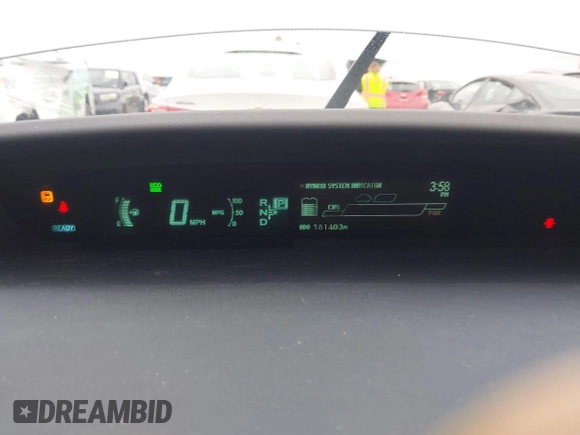 2013 Toyota Prius One with VIN JTDKN3DU6D5694369, listed as a IAAI auction lot 41486868 with 181,403 mi miles. Bid and sale history available at carsss.com. Image 7.