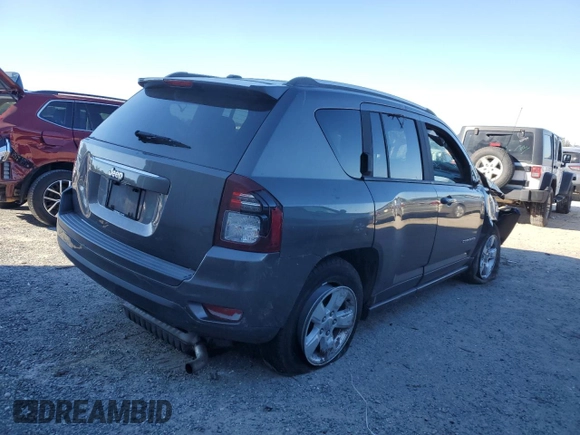 2016 Jeep Compass Sport with VIN 1C4NJCBB4GD765153, listed as a Copart auction lot 87743315 with 107,933 mi miles and Salvage title. Bid and sale history available at DreamBid. Image 3.