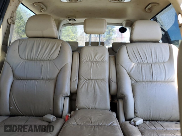 2010 Honda Odyssey EX-L with VIN 5FNRL3H6XAB082296, listed as a Copart auction lot 46933825 with 196,541 mi miles and Salvage Title. Bid and sale history available at carsss.com. Image 10.