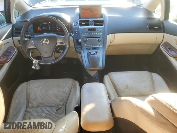 2010 Lexus HS 250h with VIN JTHBB1BA1A2025430, listed as a Copart auction lot 76348384 with 361,121 mi miles and Clean Title. Bid and sale history available at DreamBid. Image 8.
