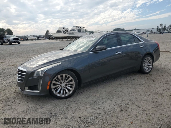 2015 Cadillac CTS Luxury RWD with VIN 1G6AR5SX7F0129883, listed as a Copart auction lot 42876585 with 160,227 mi miles and Salvage Title. Bid and sale history available at DreamBid. Image 1.