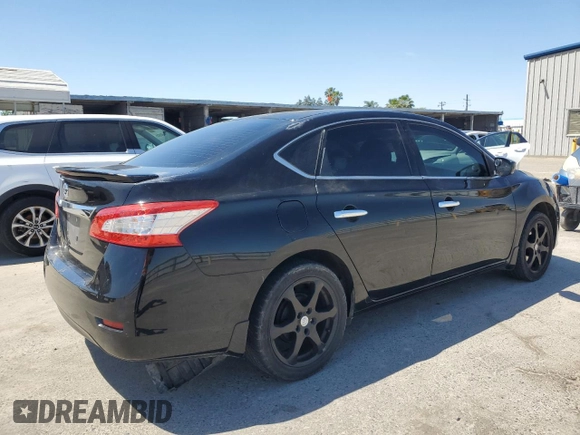 2015 Nissan Sentra S with VIN 3N1AB7AP3FY285913, listed as a Copart auction lot 53899245 with 153,164 mi miles and Salvage Title. Bid and sale history available at carsss.com. Image 3.