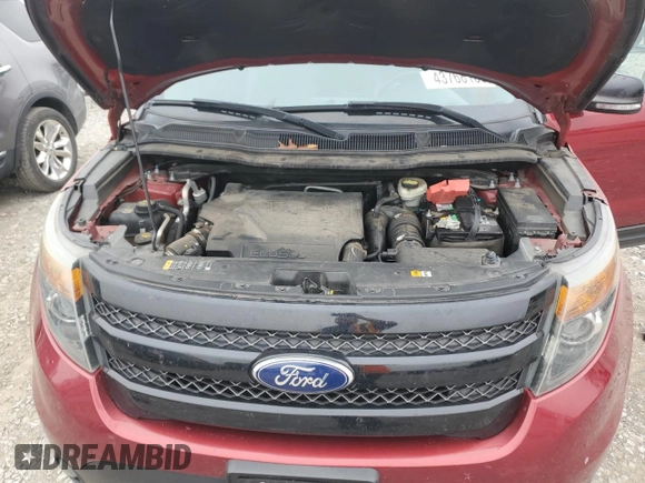 2013 Ford Explorer Sport with VIN 1FM5K8GT4DGC33144, listed as a Copart auction lot 43768165 with 163,170 mi miles and Salvage Title. Bid and sale history available at carsss.com. Image 13.